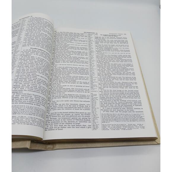 Heirloom Family Holy Bible King James Version Red Letter Edition Vtg Dictionary - Picture 12 of 16